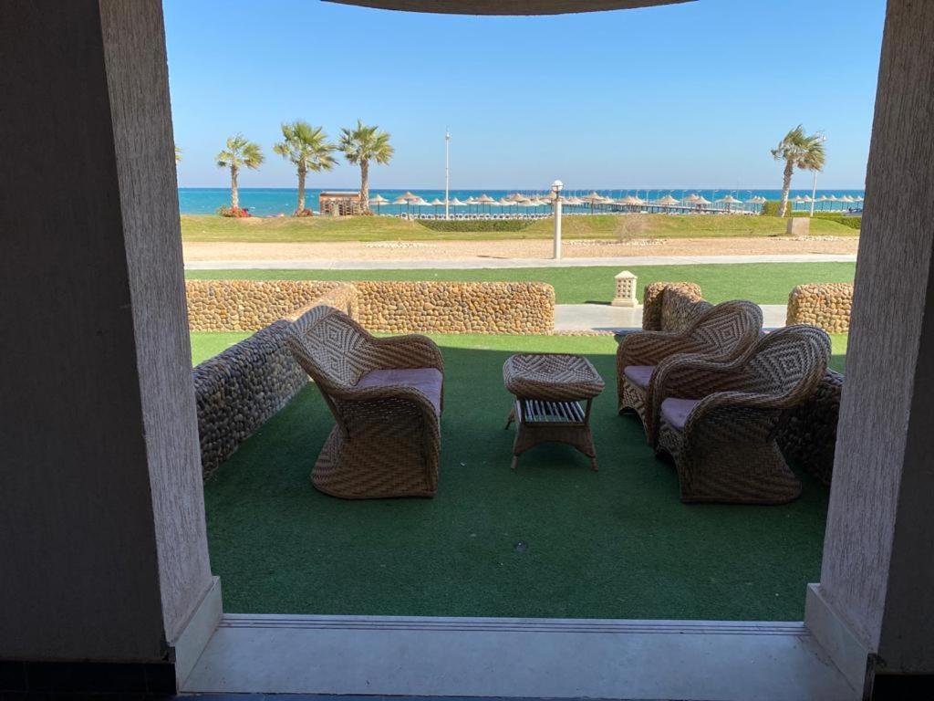 Sea View Chalet With Garden At Porto South Beach - Families Only Ain Sukhna Luaran gambar